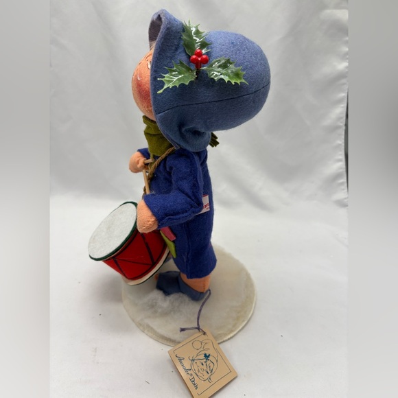 Vintage Annalee 13" Christmas
DRUMMER BOY - BLUE - Red Drum 1990  Holiday - Picture 2 of 7